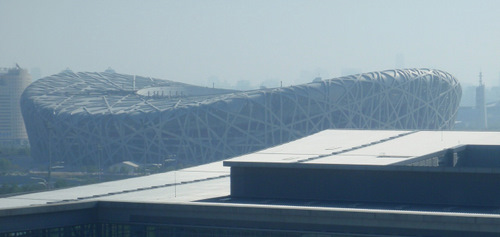 The view east from our hotel.